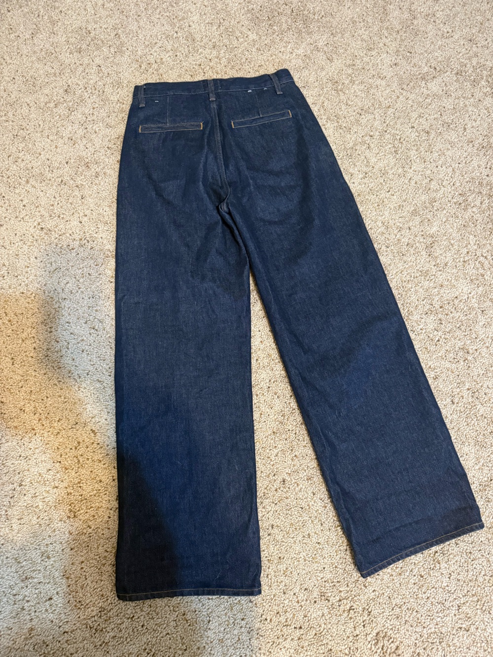 Citizens of Humanity Ayla Baggy Jeans Amherst Dark Indigo worn once - Picture 5 of 6